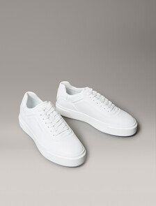 Premier - Leather Signature Trainers, Triple Bright White, hi-res