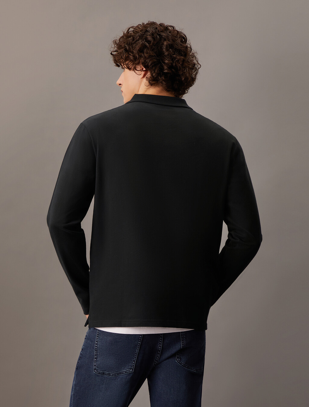 CK Badge Regular Polo, Ck Black, hi-res