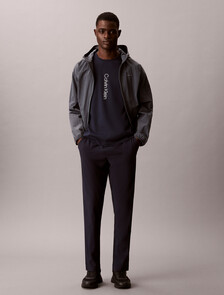 Performance Cotton Blend Gym T-shirt, Shoreline, hi-res