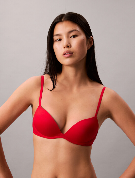 Wirefree Push Up Plunge Bra