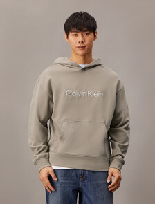 Hero Logo Terry Hoodie, Vintage Khaki, hi-res