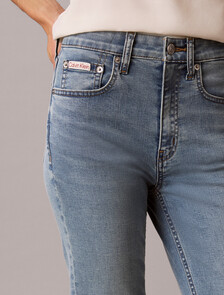 37.5 Low Rise Slim Straight Jeans, DENIM VACATION BLUE, hi-res