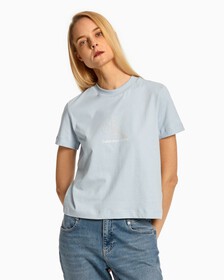 PEARLIZED MONOGRAM APPLIQUE TEE, Bayshore Blue, hi-res