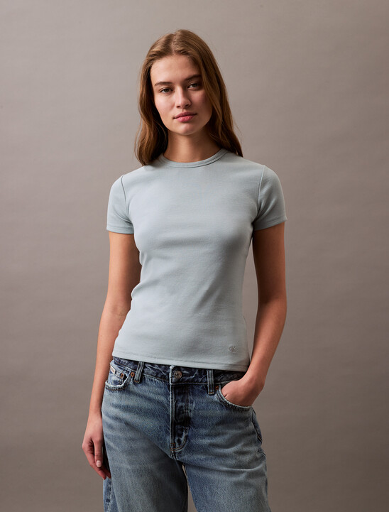 Cropped Monogram T-shirt