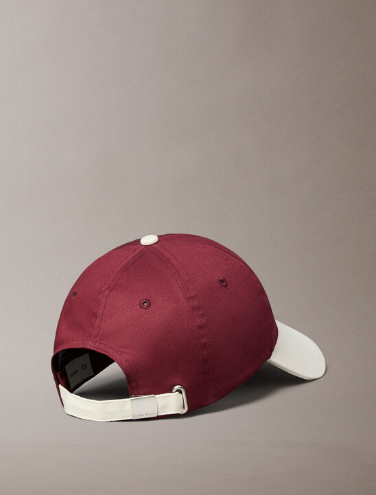 Contrast Embroidered Logo Baseball Cap