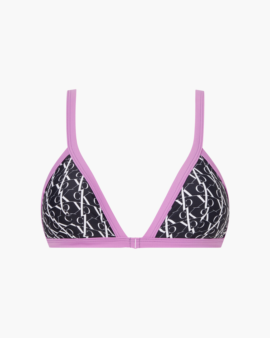 CK ONE MONOGRAM BIKINI TOP, Monogram Black, hi-res