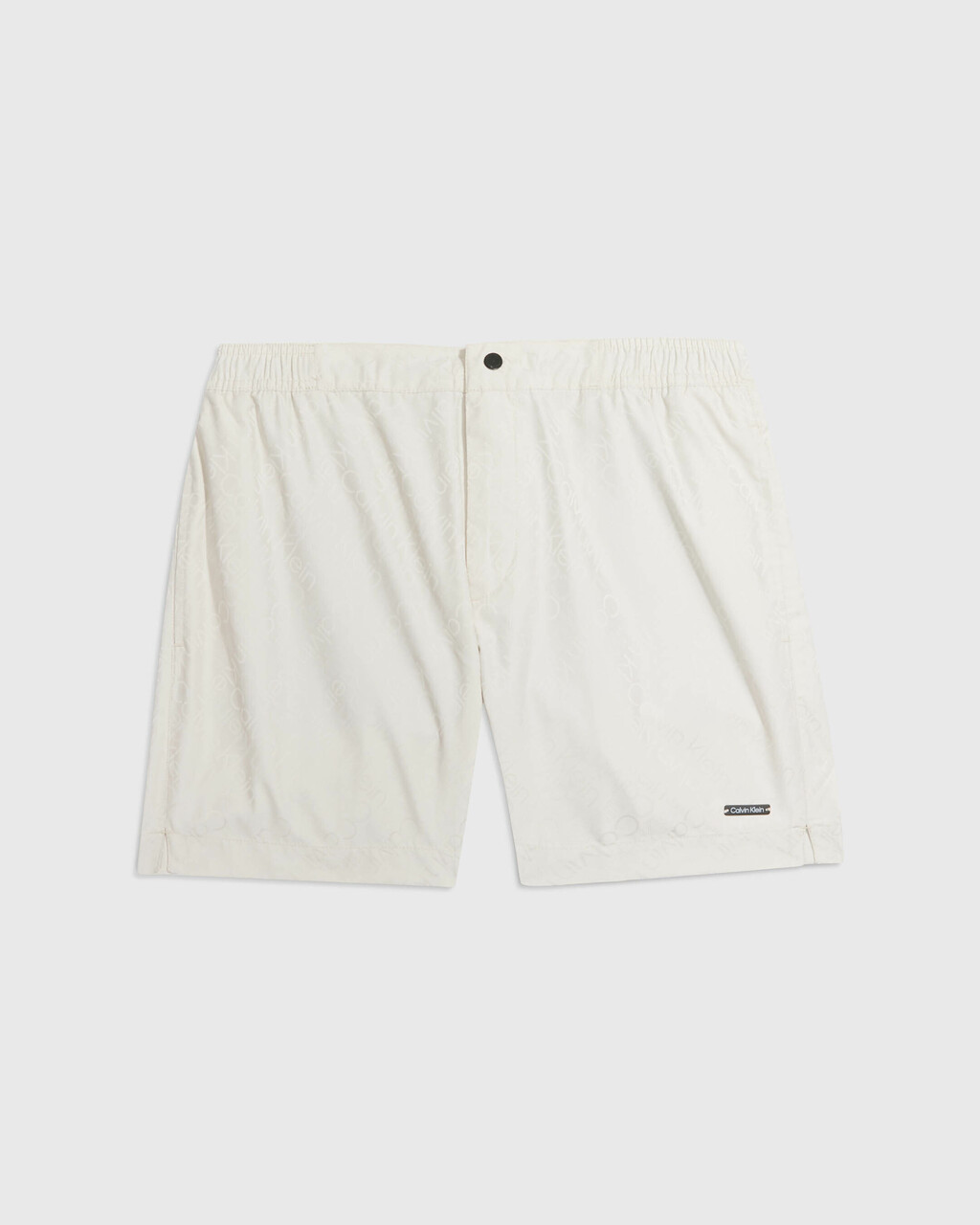 Medium Drawstring Swim Shorts, Stony Beige, hi-res