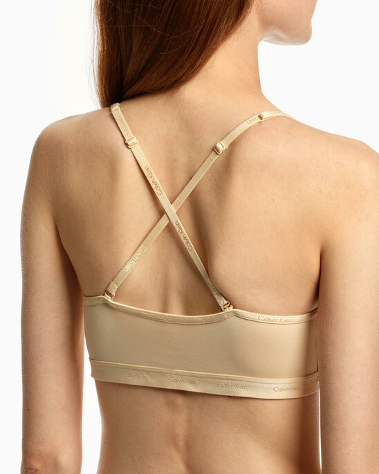 FORM TO BODY NATURAL UNLINED BRALETTE