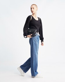 Feminine 2 In 1 Knit Cardigan, Ck Black, hi-res