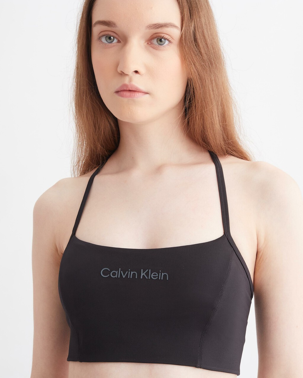 Essentials Sport Bra, BLACK BEAUTY, hi-res