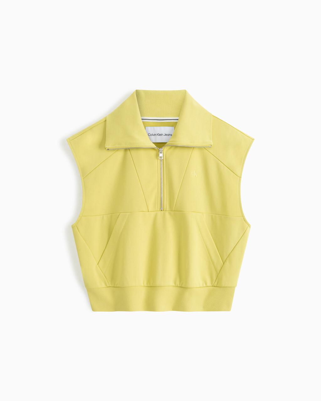 37.5 Sleeveless Polo Shirt, Yellow Sand, hi-res