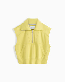 37.5 Sleeveless Polo Shirt, Yellow Sand, hi-res
