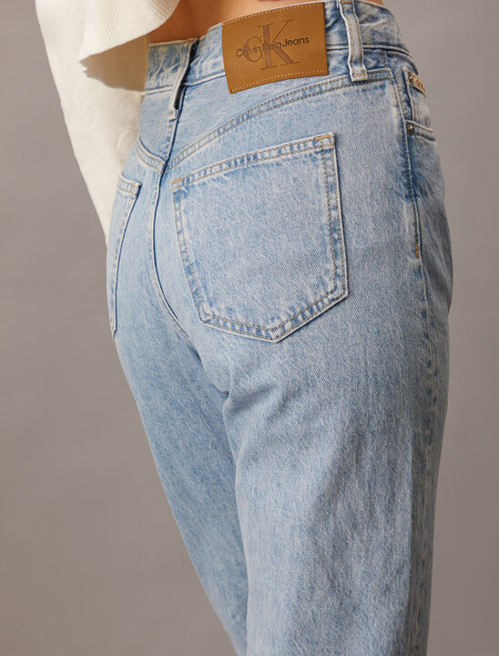 Italian High Rise Straight Jeans