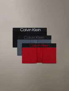 Bold Logo Low Rise Trunks 3 Pack, TURBULENCE/SCOOTER/BLACK, hi-res