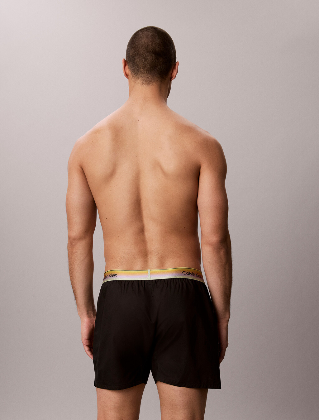 Cotton Poplin Boxers - Pride, Black, hi-res