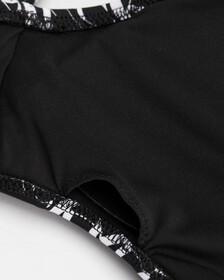 CK One Warped Monogram Swim Bralette, Ck One Warped Monogram Black Aop, hi-res