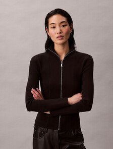 Tech Capsule Nylon Zip Jacket, Black, hi-res