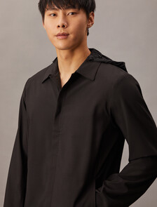 Essential Woven Jacket, Black, hi-res