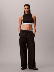 Tech Relaxed Pants, Black, hi-res