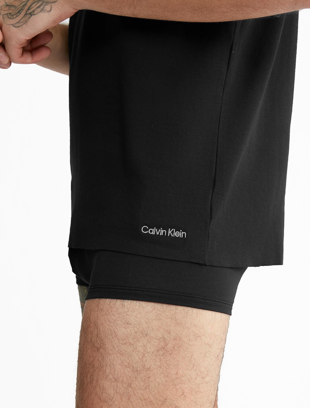 CK Black Crew Neck T-Shirt, Black, hi-res