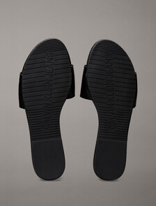 FLAT SANDAL SLIDE MG, Triple Black, hi-res
