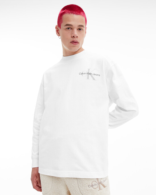 Gender Netural Monogram Long Sleeve Tee