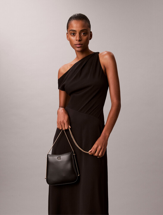 Monogram Chain Saddle Bag