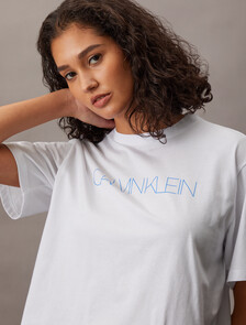 Boxy Logo Tee, Brilliant White, hi-res