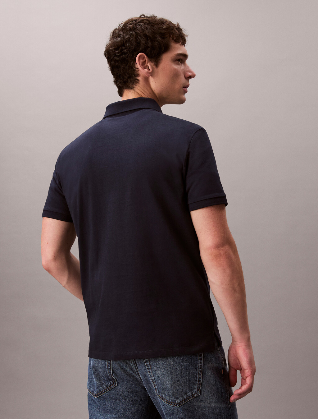 Classic Monogram Polo, Dark Sapphire, hi-res