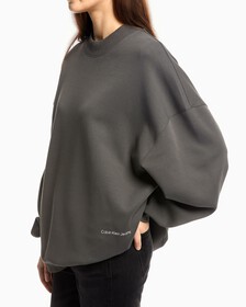 Hybrid Comfort Back Slogan Sweatshirt, Industrial Grey, hi-res