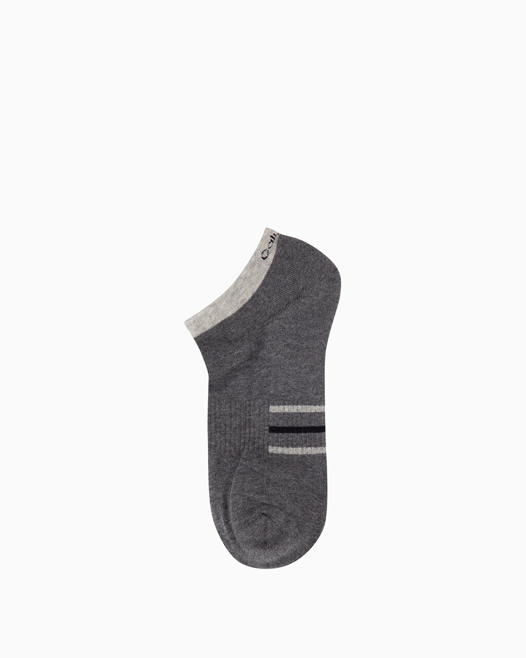 Men's 1 Pack Cushioned Low Cut Socks, CHARCOAL HTR, hi-res