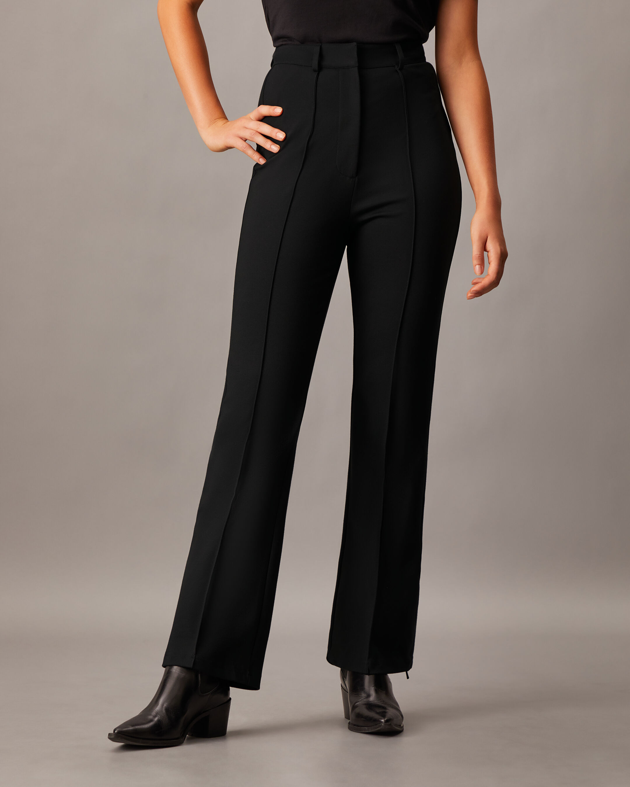 最終価格】PACHMAN FLARE HALF PANTS(black 38)
