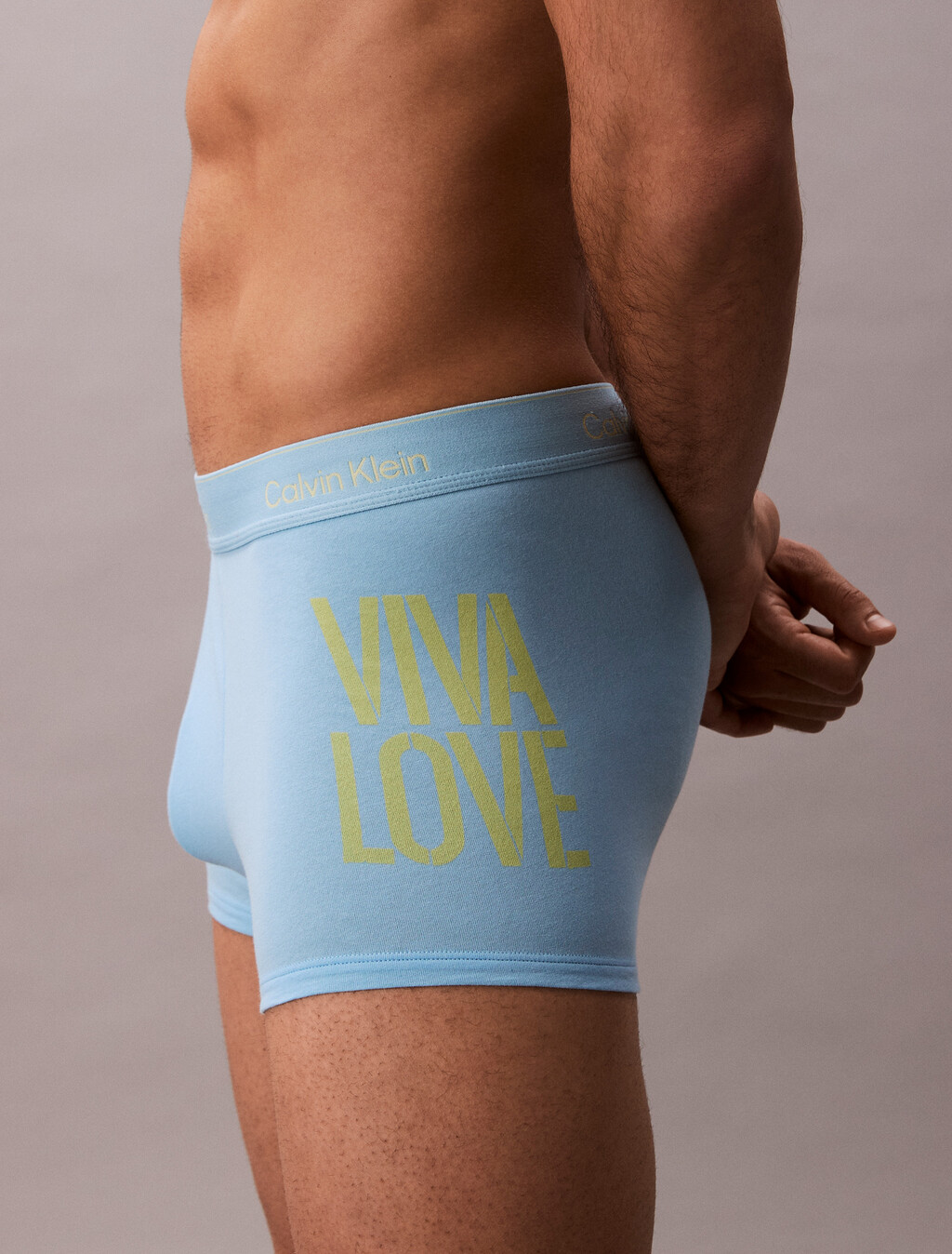 Pride Icon Cotton Stretch Trunk, Blue Fizz, hi-res