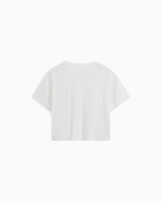 Side Gather Monogram Tee