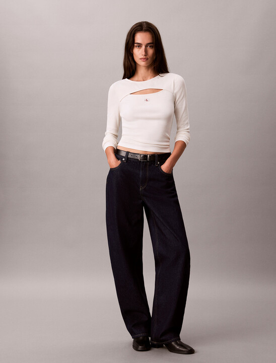 Cut-Out Rib Top