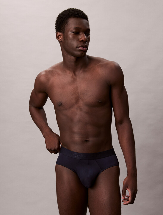CK Black Microfiber Hip Brief