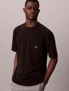 Pyjama Top - Icon Cotton Stretch, Black, hi-res