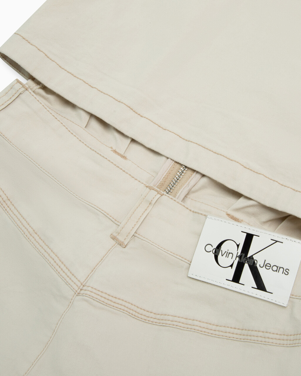 Utility Back Cut Out Jumpsuit, EGGSHELL, hi-res
