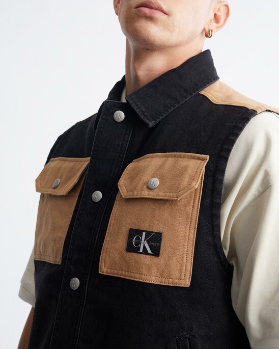 Amplify Workwear Padded Denim Vest