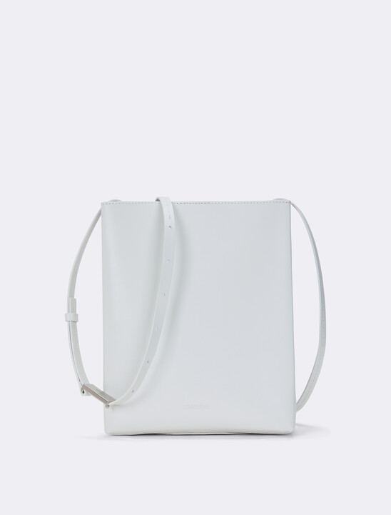 Line Leather Crossbody Bag