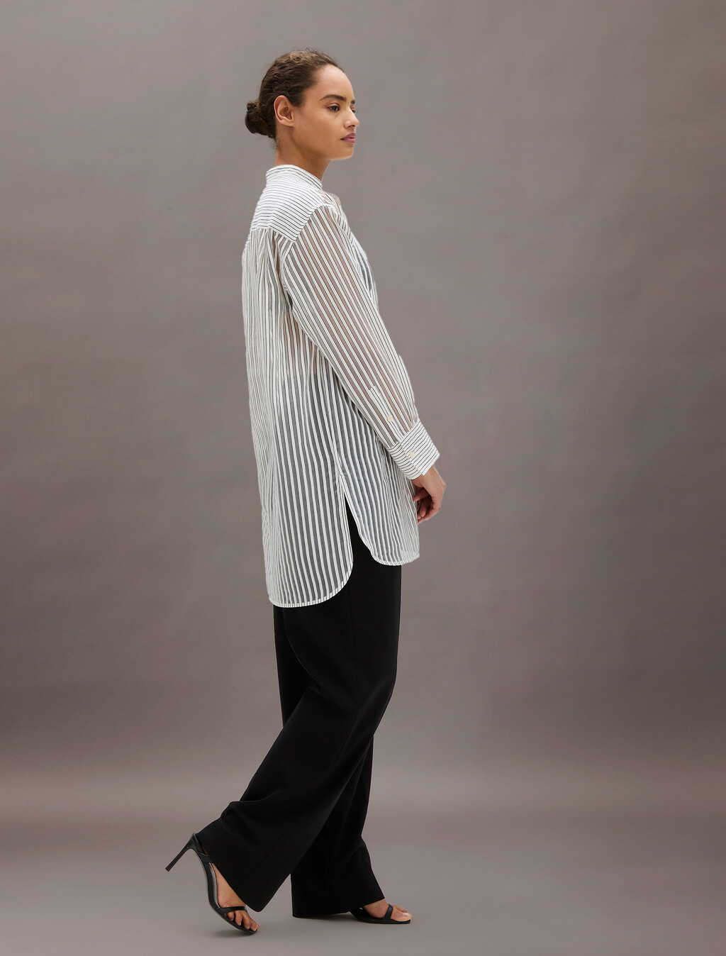 Jacquard Stripe Popover Shirt, 18814 As Header+Ipeker Stripe, hi-res
