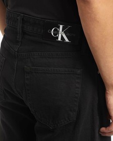 90S LOOSE BLACK ARCHIVAL JEANS, Washed Black, hi-res