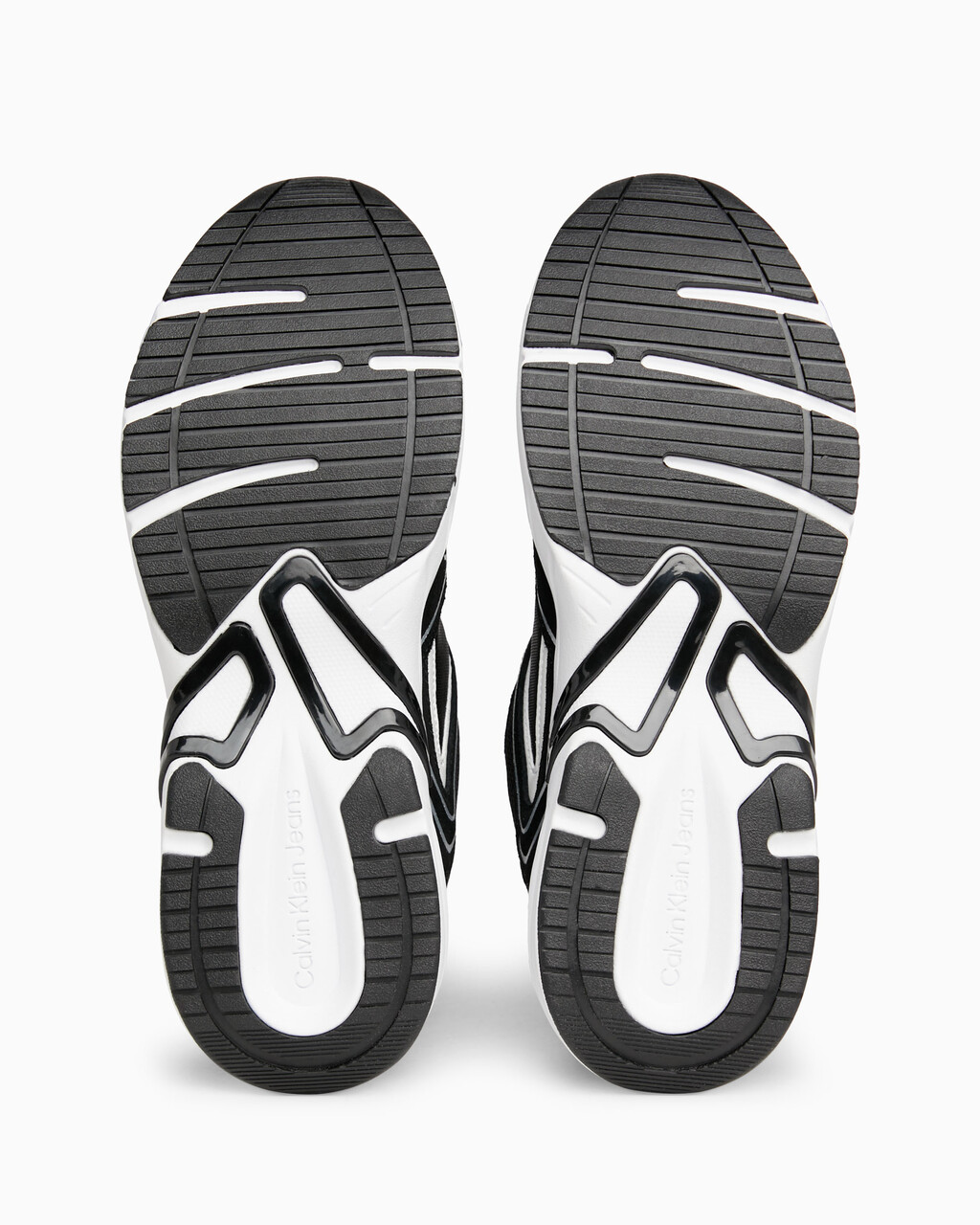 Leather Sneakers, Black/Bright White, hi-res