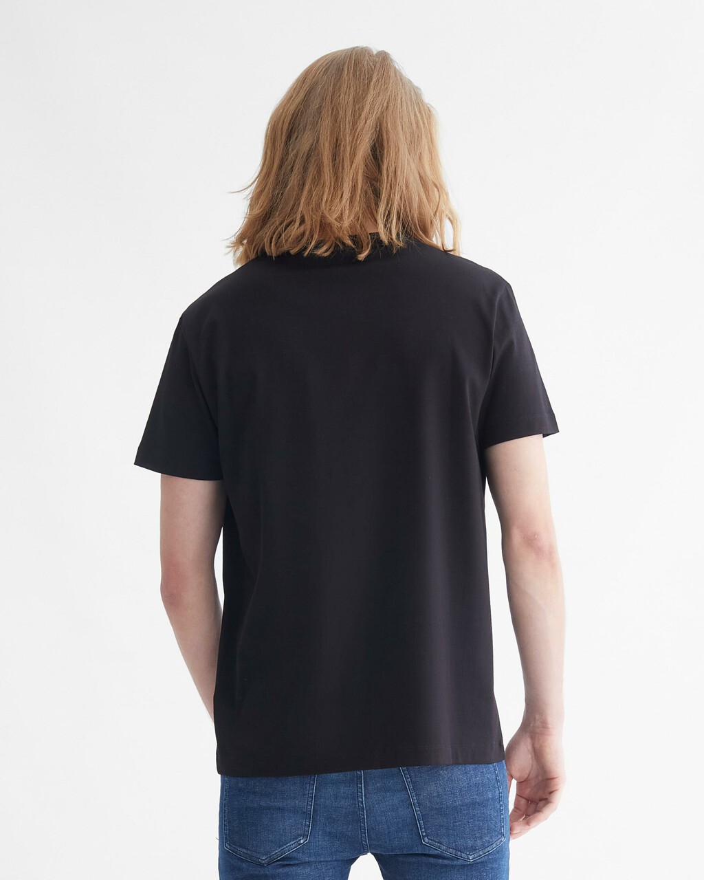 MICRO MONOLOGO TEE, CK BLACK, hi-res