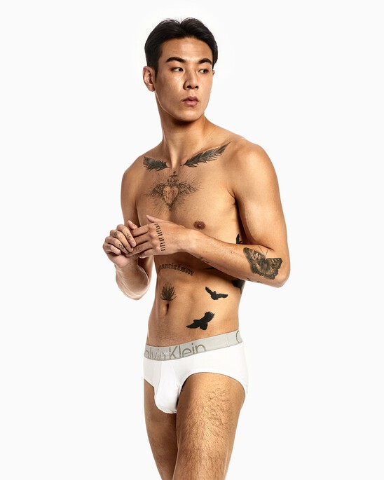 Embossed Icon Cotton Hipster Briefs