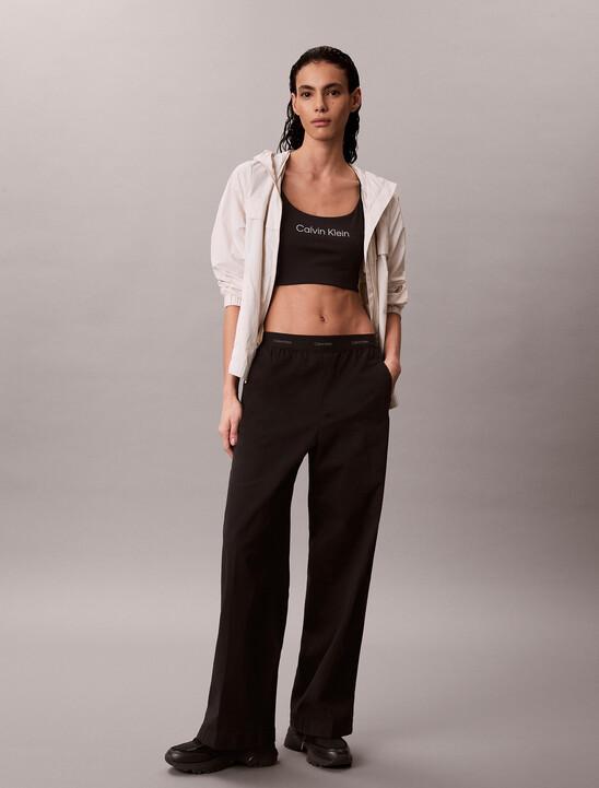 Logo Waistband Relaxed Pants
