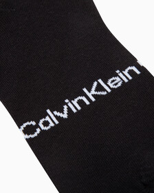 MEN'S LOGO LOW CUT SOCKS, DARK GREY BLK, hi-res