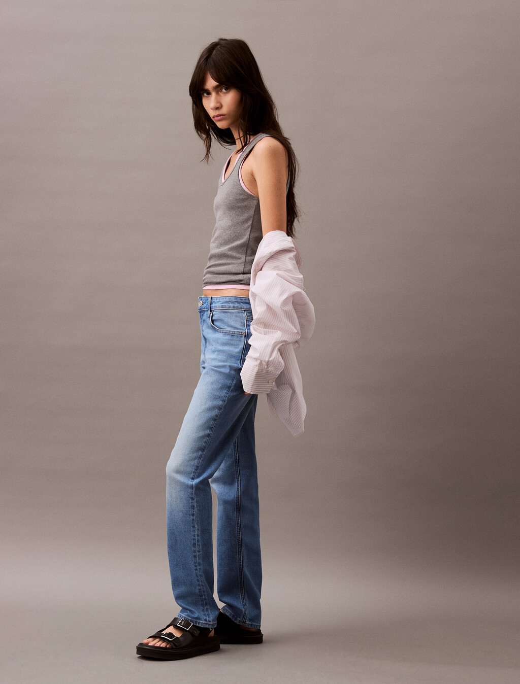 37.5 Mid Rise Slim Jeans, BLUE KLEIN, hi-res