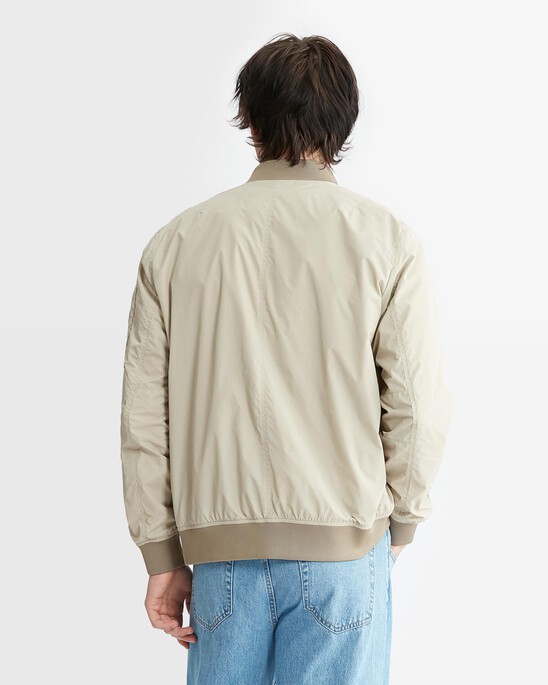 Ck Badge Nylon Bomber Jacket