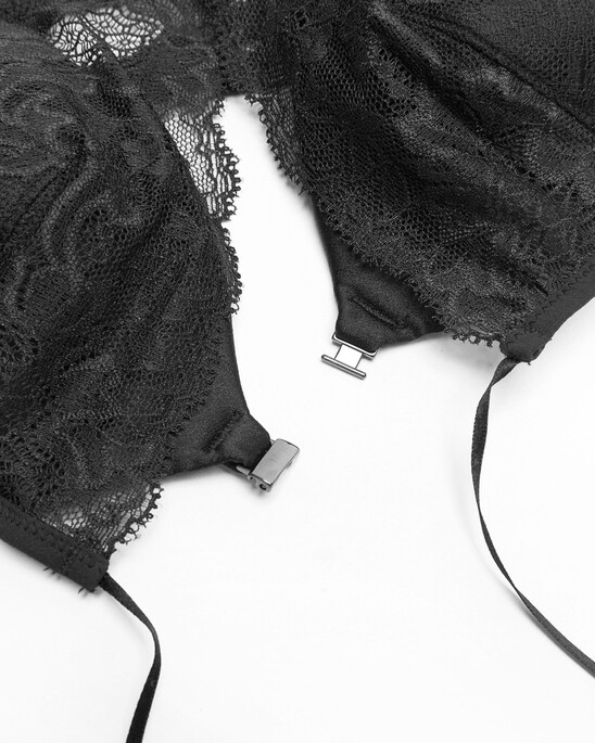 CK Black Bridal Lightly Lined Triangle Bra